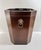 English Vintage Mahogany Wood Wastebasket With Brass Lion Head Ring Pulls For Sale - Image 3 of 11