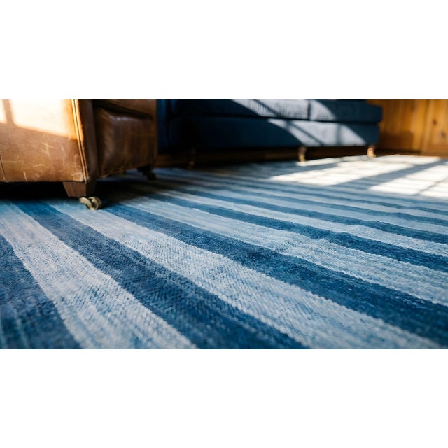Early 20th Century Indian Cotton Dhurrie Carpet ( 9'10'' x 14'10" - 300 x 452 ) For Sale - Image 12 of 12