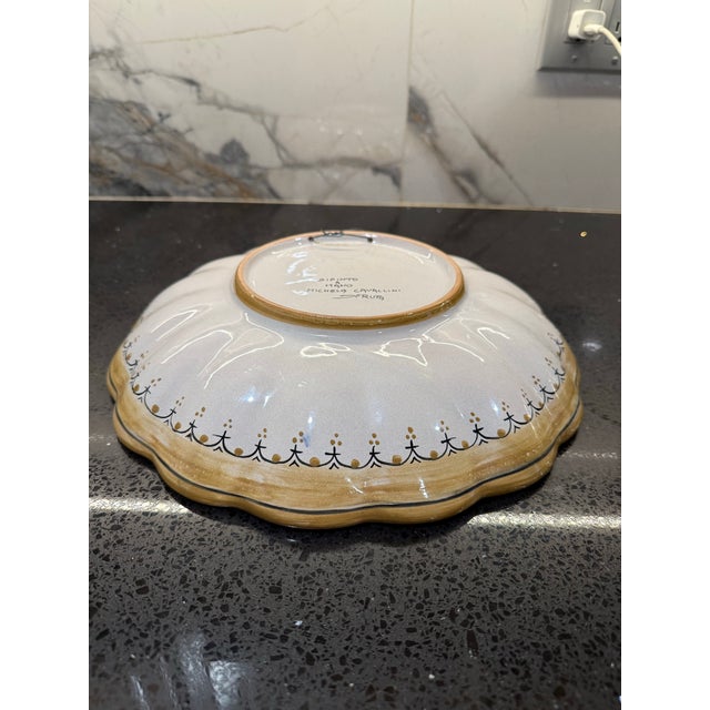 1960s Deruta Bowl Made in Italy by Michela Cavallini For Sale - Image 9 of 11