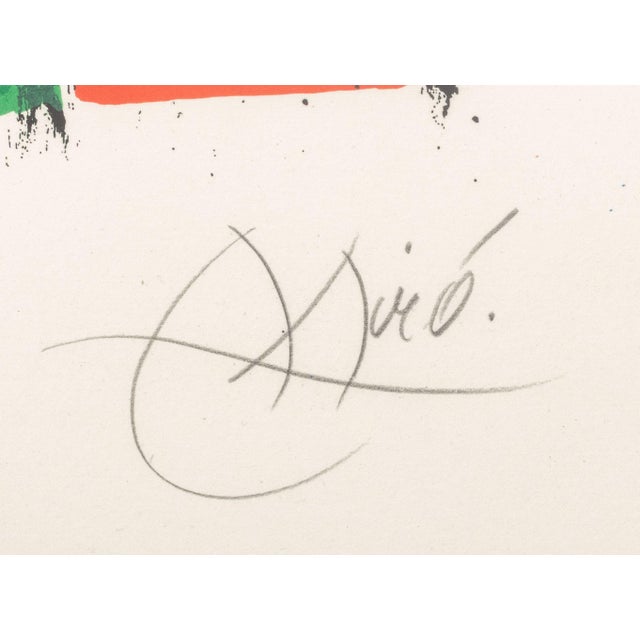 Joan Miro "Lithograph Vii" Lithograph, 1975 For Sale In New York - Image 6 of 9
