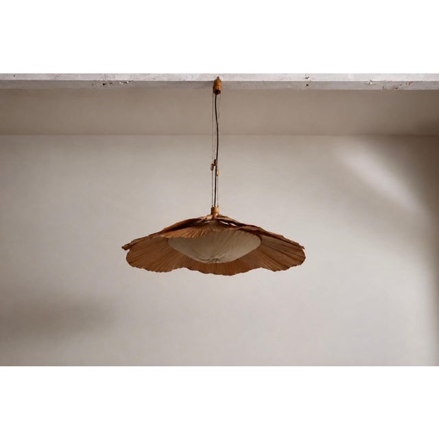 Uchiwa Series Hana I Ceiling Light by Ingo Maurer for Design M, Germany, 1970s For Sale - Image 6 of 18