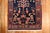 Textile Early 20th Century Jewel Tone Navy Fine Sarouk Scatter Mini Rug For Sale - Image 7 of 18