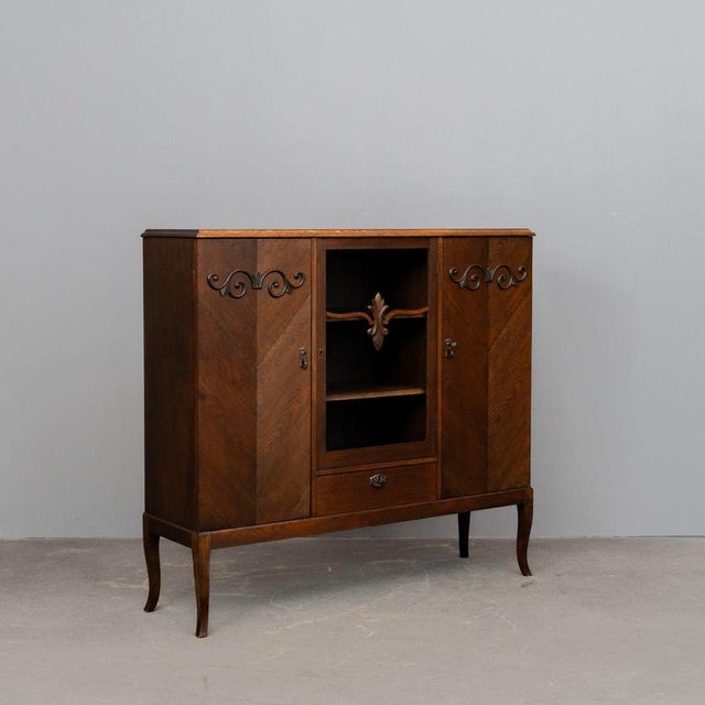 Art Nouveau Sideboard in Oak, Late 20th Century For Sale - Image 18 of 18