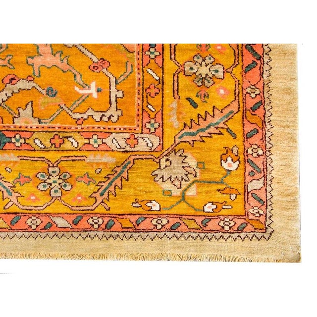 Early 20th Century Turkish Oushak Rug For Sale - Image 11 of 16
