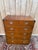English Navy Mahogany and Brass Chest of Drawers, 1960s For Sale - Image 3 of 6