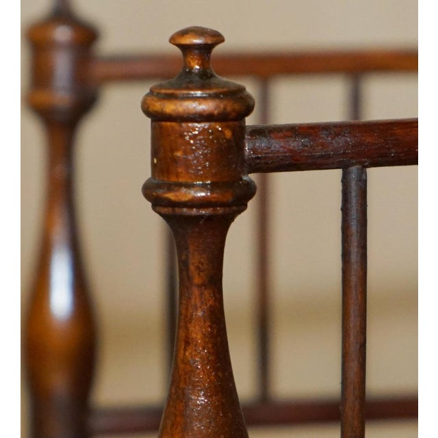 Victorian Burr Walnut Library Revolving Bookcase For Sale - Image 12 of 18