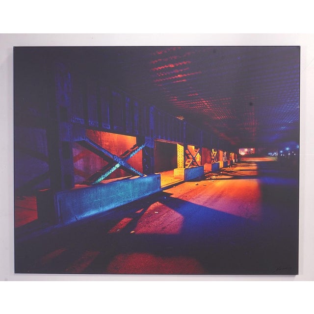 Mid-Century Modern Xavier Nuez Alleys & Ruins #79, Tunnel (Detroit, Mi, 215am) For Sale - Image 3 of 4