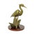 1970s Hollywood Regency Brass Heron Statue on Wooden Base, 1970s For Sale - Image 5 of 16
