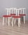 Vintage Italian Chairs in Wood and Red Vinyl, 1980s, Set of 4 For Sale - Image 17 of 17