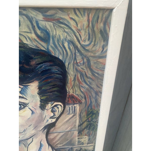 Portraiture “Riki” Self Portrait, Oil on Board. Original Artwork. For Sale - Image 3 of 6