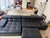B&B Italia Black Leather Tufty Time Sofa Attributed to B&b Italia For Sale - Image 4 of 4