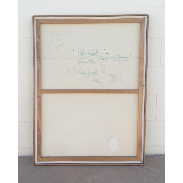 Vintage original oil painting on canvas, signed Michael Janis. Circa 2003. Measures about 20” wide x 30” tall. Beautiful...