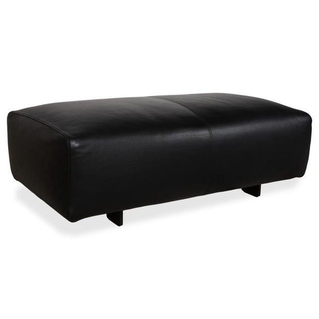 Moss Leather Three-Seater Sofa with Ottoman from COR, Set of 2 For Sale - Image 5 of 18