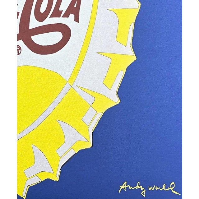 After Andy Warhol, Pepsi-Cola Blue, 1980s, Print For Sale - Image 4 of 6