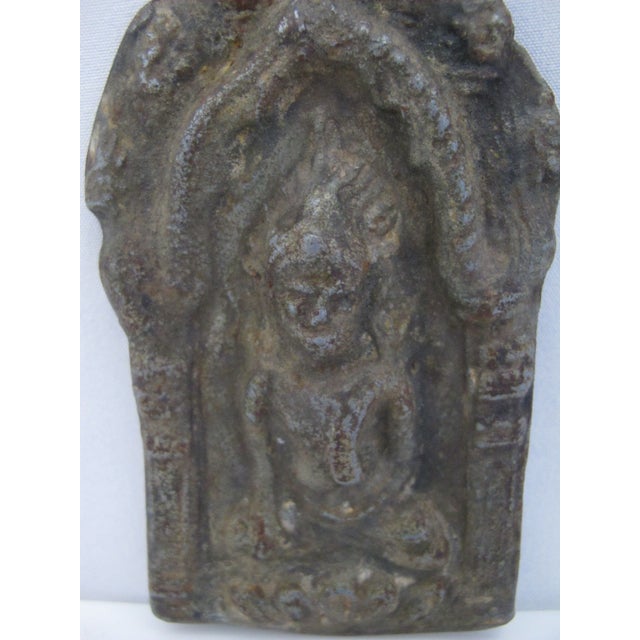 Old Thai Buddhist Phra Yodkhunpon amulet in bronze.&nbsp; It is often referred to as the "Leader of the Army" amulet and...