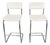 Bauhaus Style Tubular Chromed Steel Barstools - A Pair For Sale