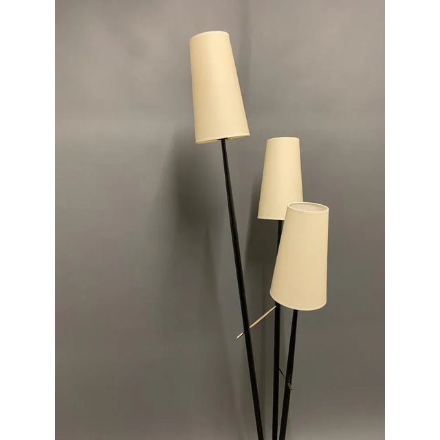 3-Light Floor Lamp, France, 1950s For Sale - Image 6 of 11