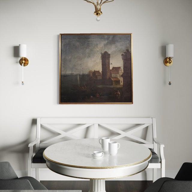 Unknown, Seascape, 1770, Oil on Canvas, Framed For Sale - Image 12 of 16