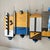 Large Postmodern Wall Unit in Metal and Lacquered Plywood, 1980s For Sale - Image 12 of 13