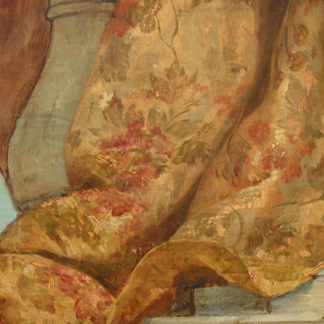 Rococo Franz Lefler, Playing Putti, 1800s, Oil Painting For Sale - Image 3 of 12