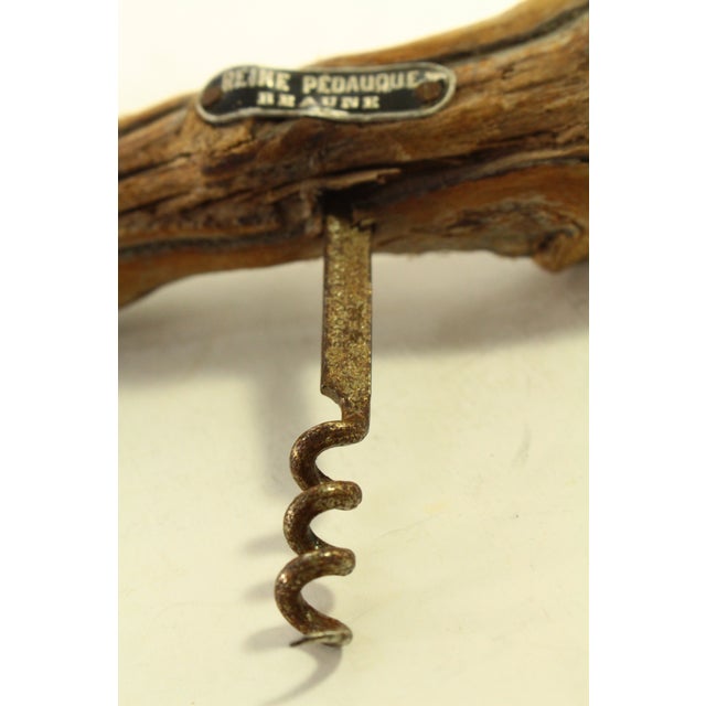 1960's Grapevine Corkscrew From Reine Pedauque Vineyard in Beaune, France For Sale - Image 9 of 12