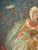 Mid Century Oil on Canvas Ballerinas Abstract Impressionist For Sale - Image 4 of 7