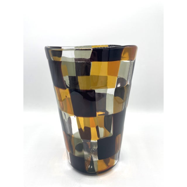 Vintage Vase by Fulvio Bianconi for Venini, 1960s For Sale - Image 6 of 6
