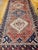 Vintage Persian Shiraz Tribal Area Rug, Hand-Knotted Wool, Geometric Pattern, Rust-Red & Navy, 5x10 For Sale - Image 4 of 11