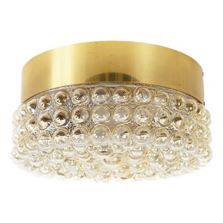 Bubble Glass Flush Mount Light by Helena Tynell for Glashütte Limburg For Sale