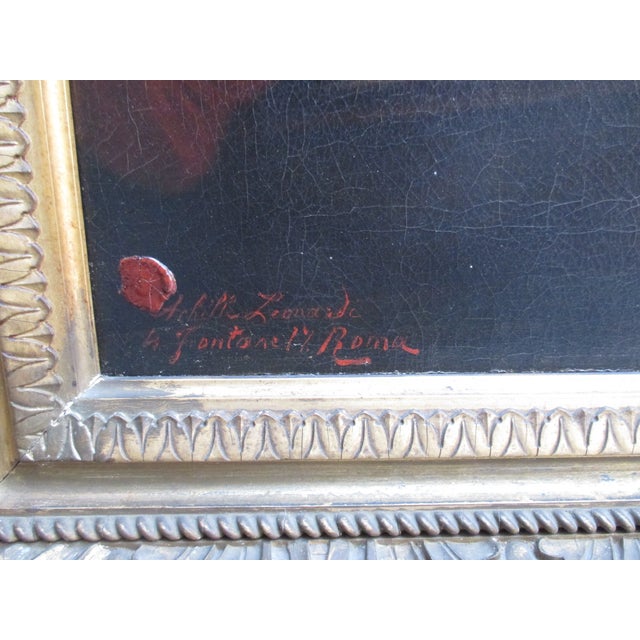 "Beatrice Cenci Being Sketched by Guido Reni " by Achille Leonardi For Sale - Image 9 of 15