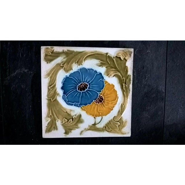 Decorative Fireplace Tiles, Set of 10 For Sale - Image 6 of 7