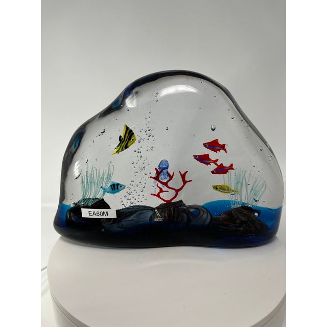 Traditional Large Murano Glass Aquarium For Sale - Image 3 of 7
