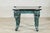 Late 20th Century Verdigris Bronze Side Table with Mythological Figures & Black Marble Top For Sale - Image 11 of 18