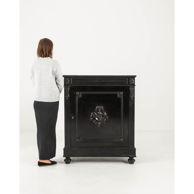 19th Century French Wooden Buffet With Marble Top For Sale - Image 4 of 10