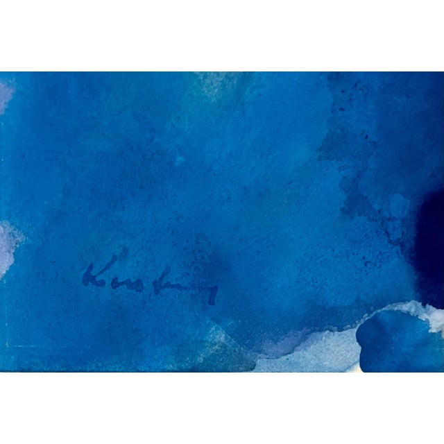 Abstract Expressionism Pawel Kontny, Modernist Abstract Expressionist Watercolor Painting Bauhaus Weimar Pawel Kontny For Sale - Image 3 of 4