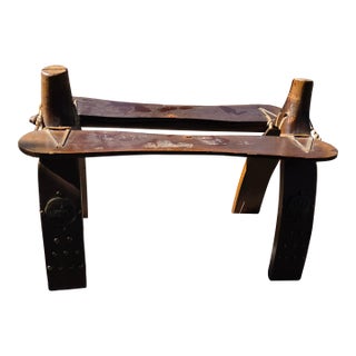 Vintage Saudi Arabian Camel Saddle – Handcrafted Traditional Saddle For Sale