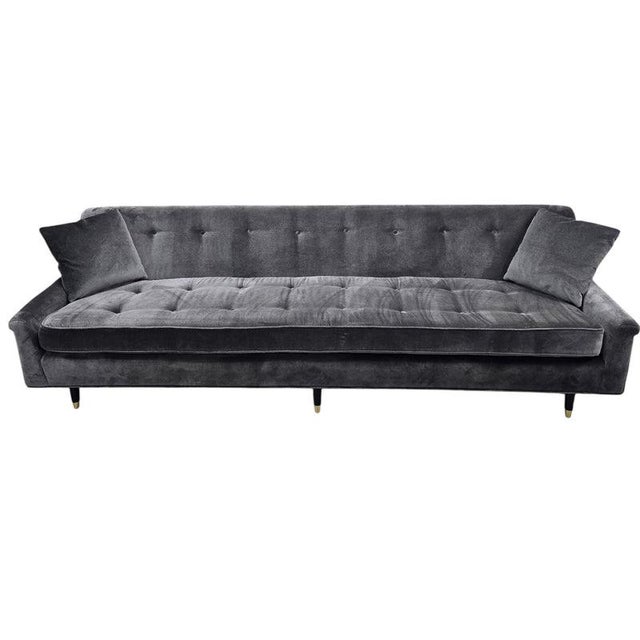 Milo Baughman MCM Milo Baughman for Thayer Coggin Sofa – Newly Reupholstered For Sale - Image 4 of 10