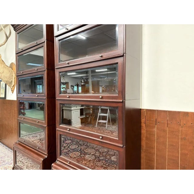 English Bookcases from Globe Wernicke, Set of 2 For Sale - Image 10 of 13