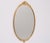 Metal 4 Brass Classic Medallion Shaped Wall Mirrors 1970s For Sale - Image 7 of 8