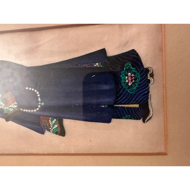 A very well executed chinoiserie pairing of a mandarin. Or court official