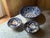 Vintage Moroccan Safi Pottery Nesting Bowl Set in Hand-Painted Cobalt Blue, 1950, Set of 3 For Sale - Image 12 of 17