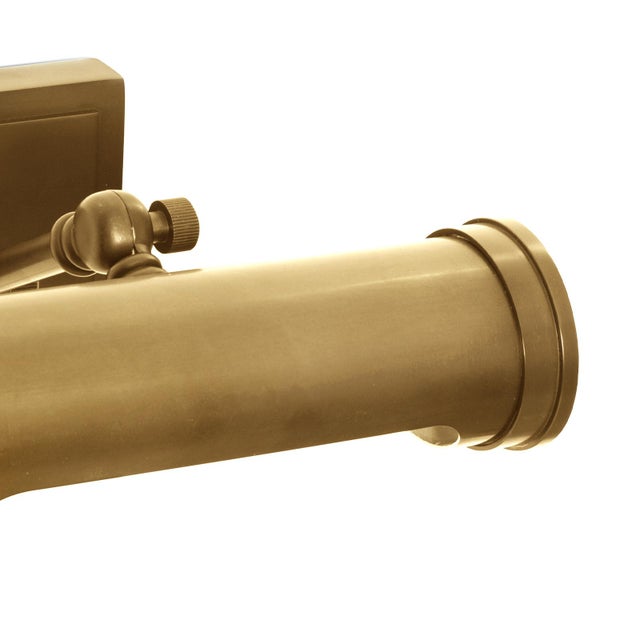 Regina Andrew Tate Picture Light, Small in Natural Brass For Sale In Detroit - Image 6 of 8