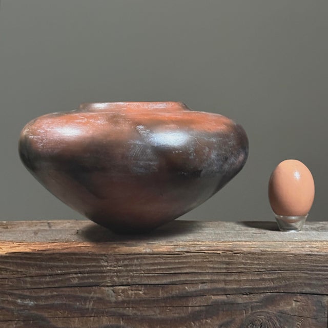 Vintage Postmodernist Wood Fired Ceramic Vessel, Signed For Sale - Image 4 of 8