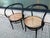 Thonet Set of Vintage Straw Beech Chairs by Michael Thonet, 1950 For Sale - Image 4 of 18