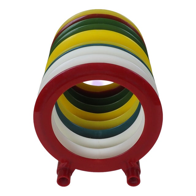 Vintage Modular Vinyl Record Holder from ZZG Veritas, Poland, 1970s For Sale