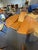 Wood Vintage Danish Teak & Brass Dining Table, 1950s For Sale - Image 7 of 11