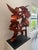Abstract Metal Sculpture (Red Kabuki) by Kevin Barrett For Sale In Miami - Image 6 of 13