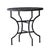 Matthew Izzo Home Moroccan Zellige Midnight Sky Terra Cotta Tile and Iron X Base 32" Round Bistro Table For Sale - Image 4 of 4