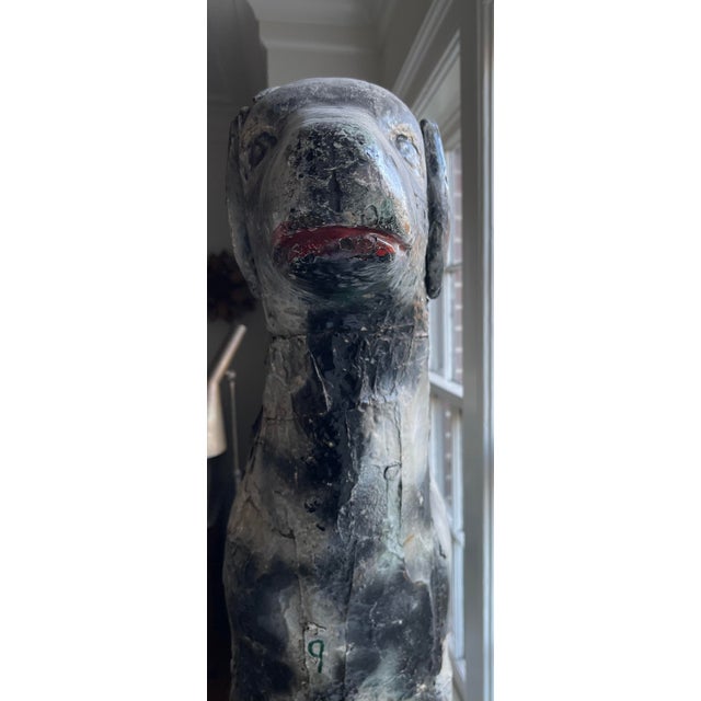 Late 19th Century Antique French Carousel Dog, Circa 1890 For Sale - Image 5 of 18