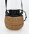1980s Judith Leiber Vintage Basket Weave Snakeskin Drawstring Shoulder Bag For Sale - Image 5 of 8